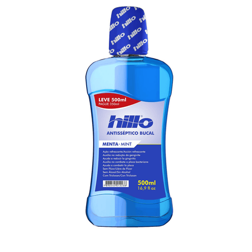 ANTISEPTICO BUCAL HILLO LEVE 500ML E PAGUE 350ML- MENTA