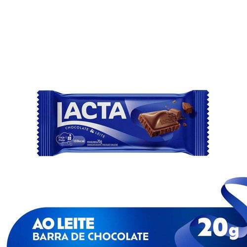 Chocolate Lacta Ao Leite Tablete 20 G