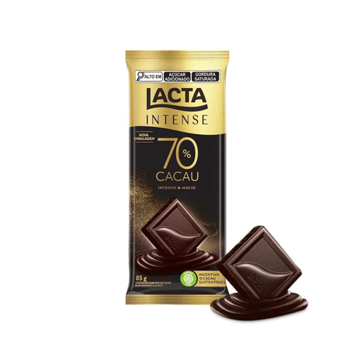 Chocolate 70% Cacau Lacta Intense 85g