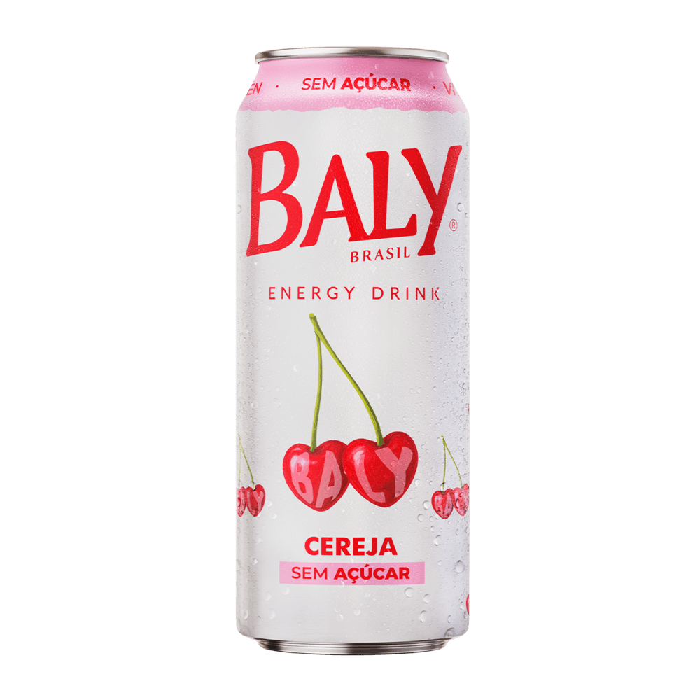 Bebida Energetica Baly  Cereja Sem Açucar  473ml