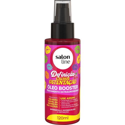Óleo de Tratamento Capilar Booster Salon Line 120ml Definição Ostentação
