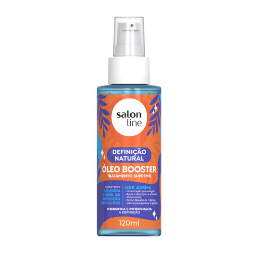 Óleo de Tratamento Capilar Booster Salon Line 120ml Definição Natural