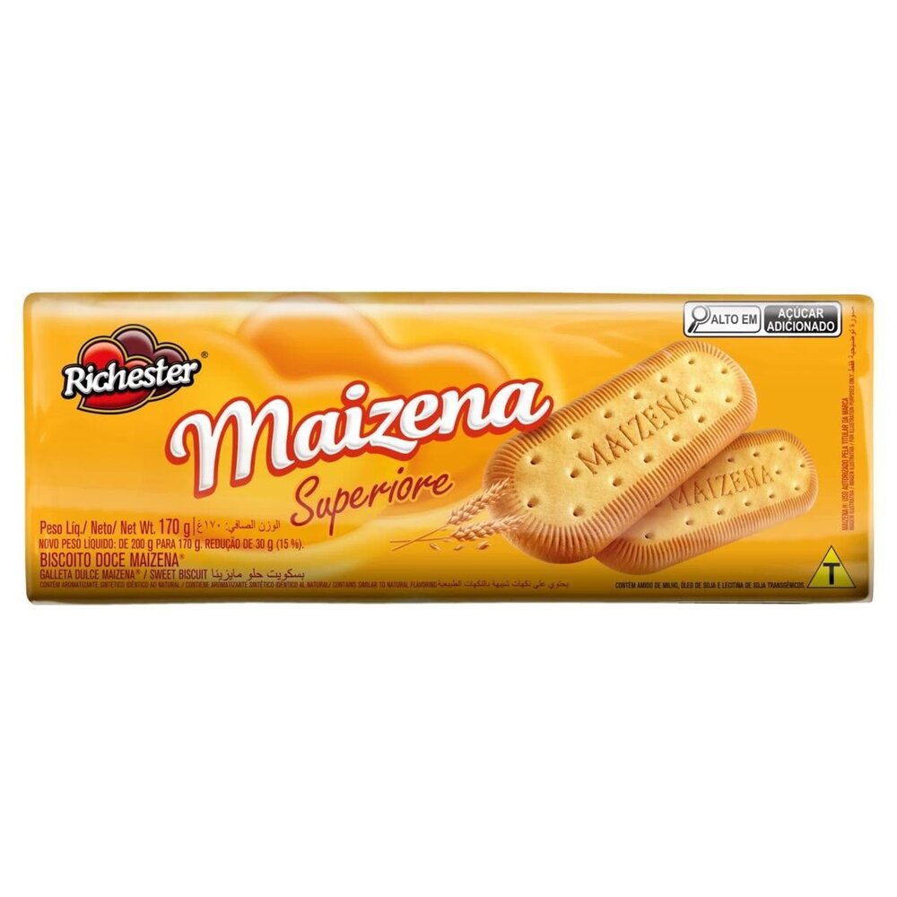 Biscoito Maizena Richester Superiore 170g