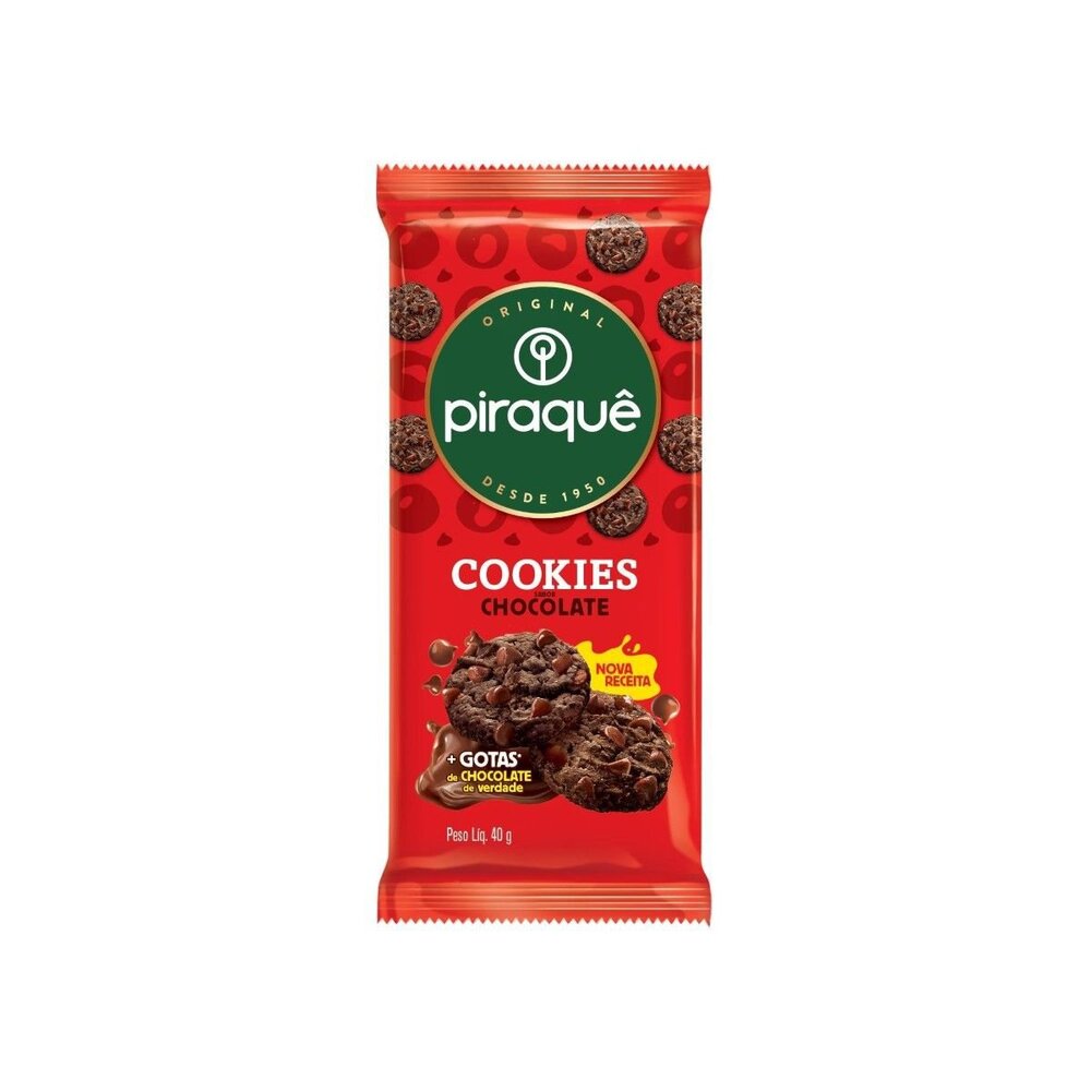 Biscoito Cookie Chocolate Piraquê 40g