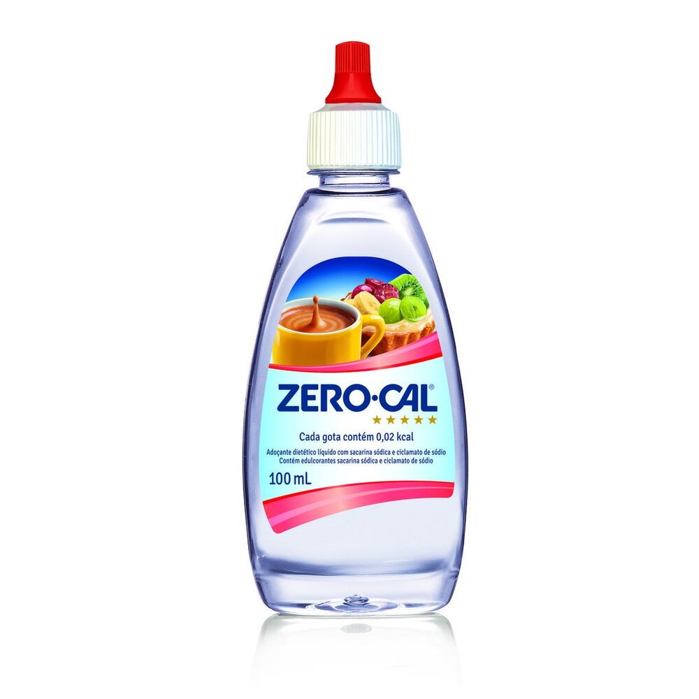 Adoçante Líquido Zero-Cal Sacarina 100ml